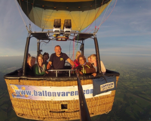 Ballonvlucht vanaf Deventer met een prive groep